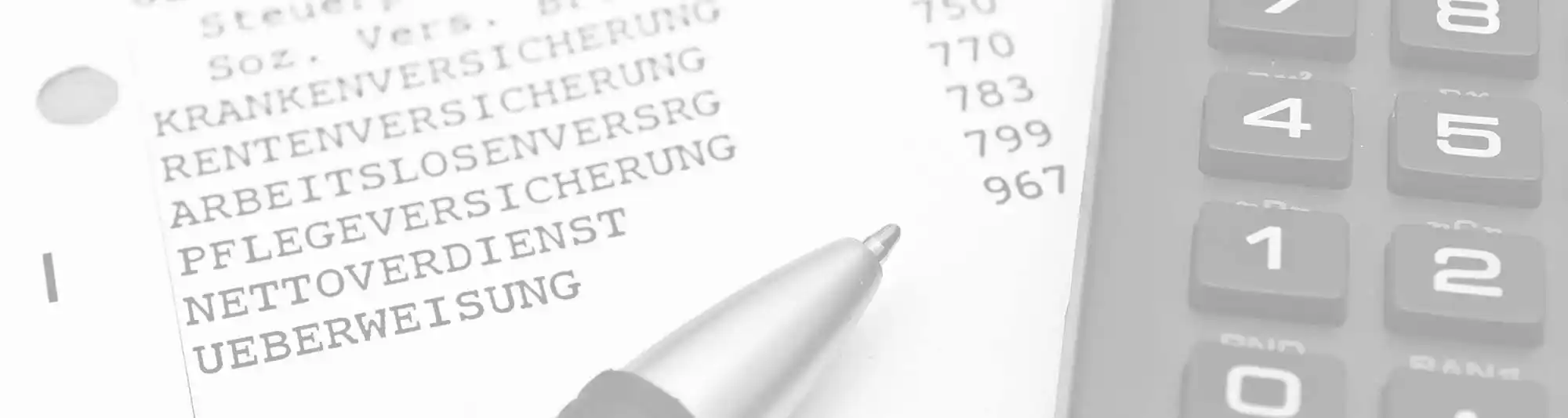Taschenrechner - externe Lohnbuchhaltung in Berlin